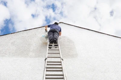 Peinture extérieure à Fresnay — façades et ravalement